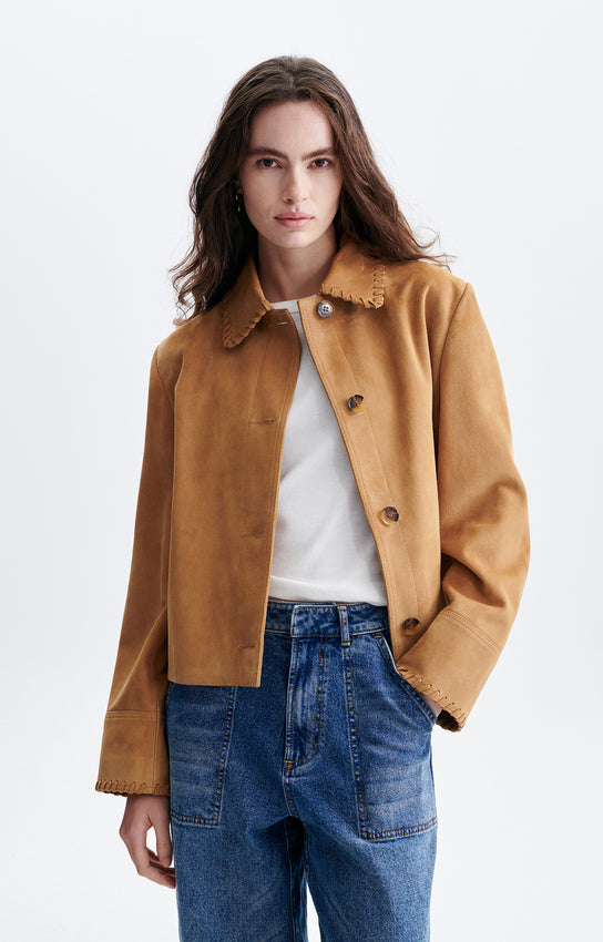 HECTOR SHORT SUEDE JACKET