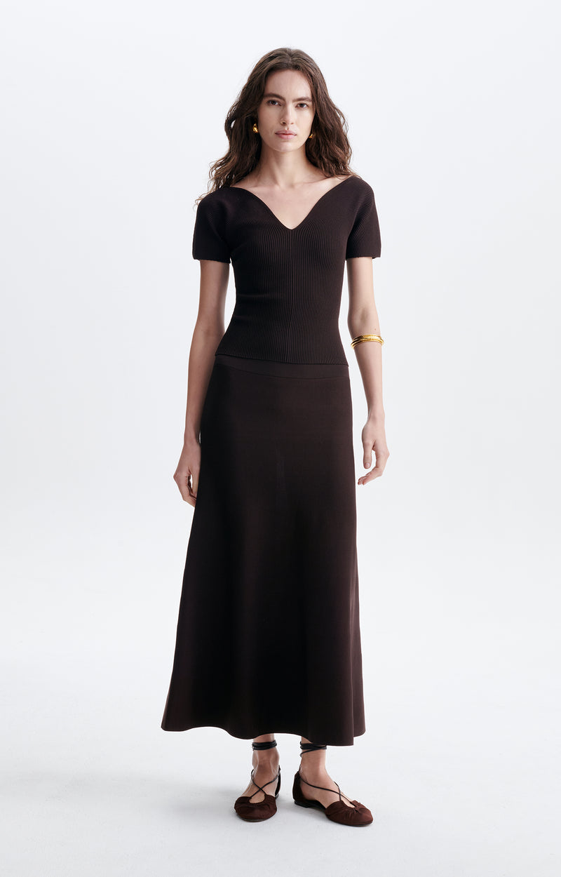 HIDAYA RIBBED SKIRT