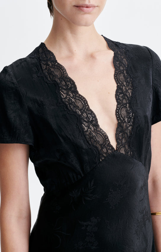 HOLLIE LONG LACE DRESS