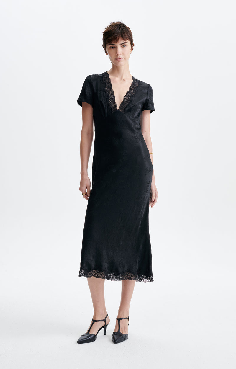 HOLLIE LONG LACE DRESS