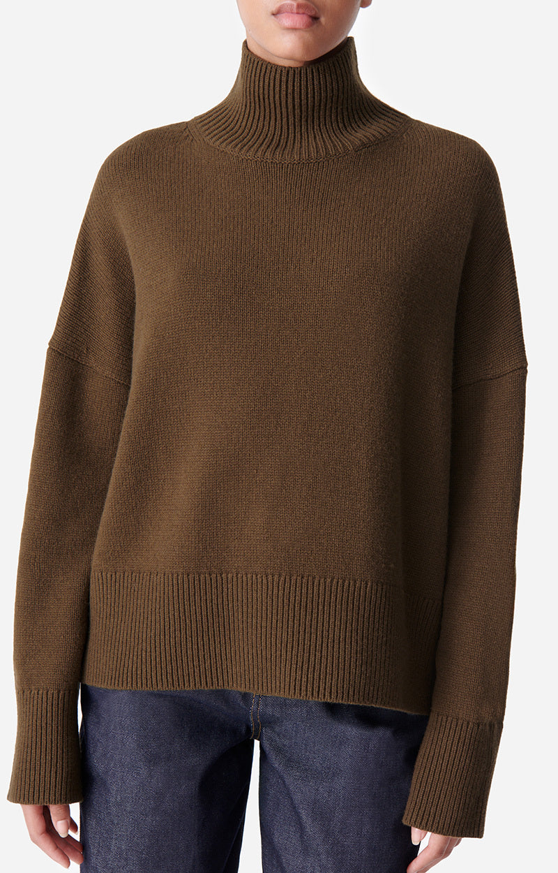 MALO KAKI SWEATER