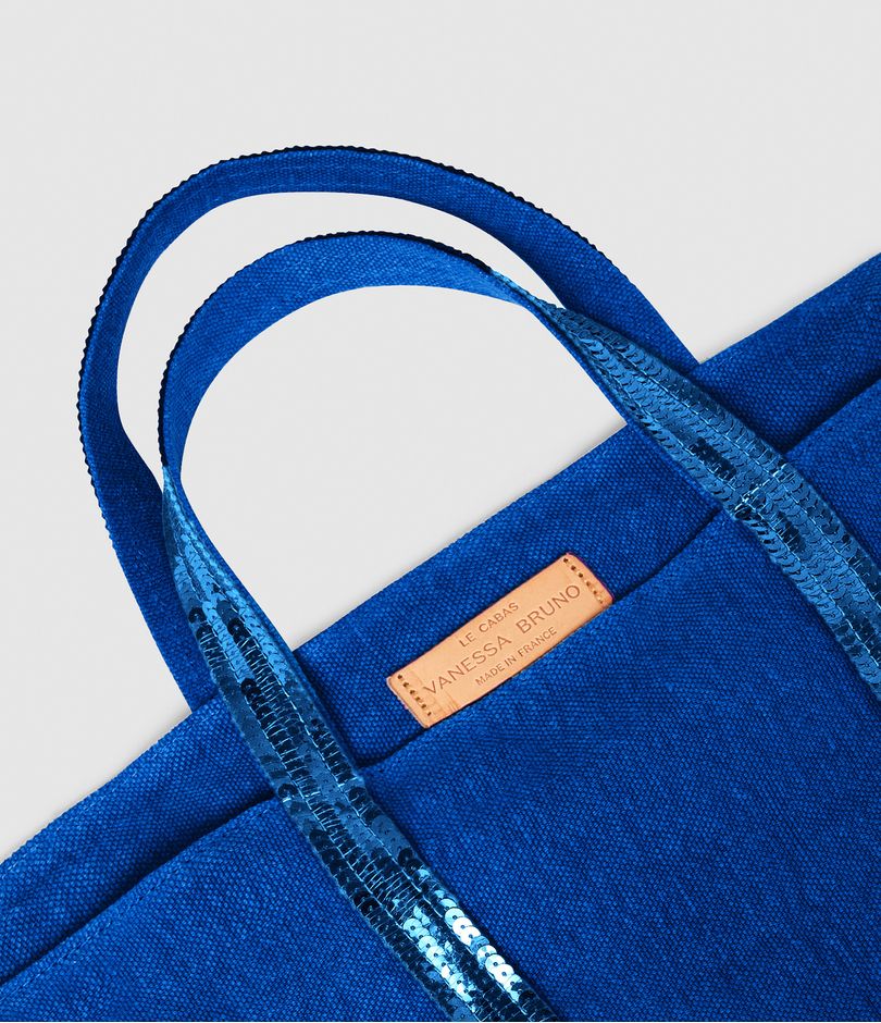 LINEN L KLEIN CABAS TOTE