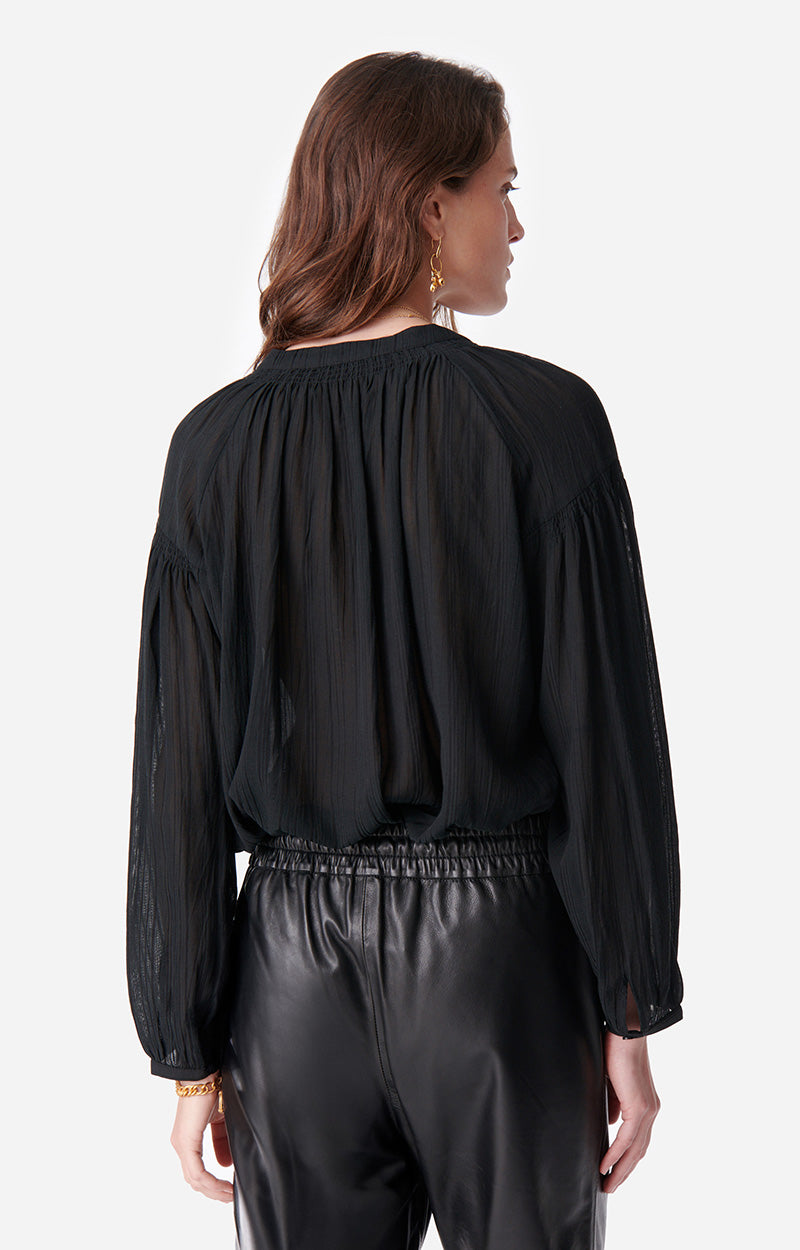 NIPOA BLACK BLOUSE