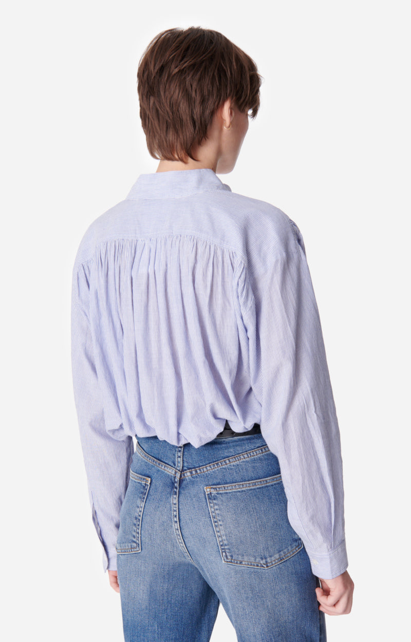 CALVIN BLUE BLOUSE