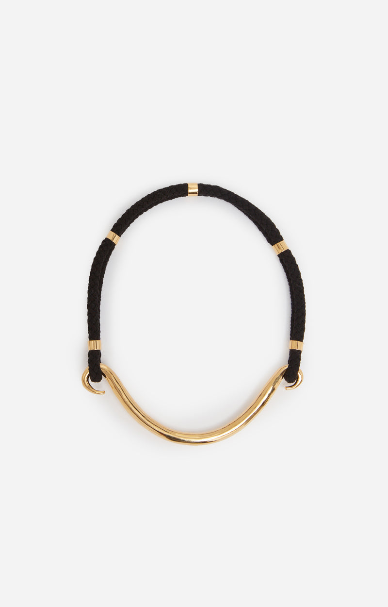 NEYLLA BRASS BLACK CORD TORQUE