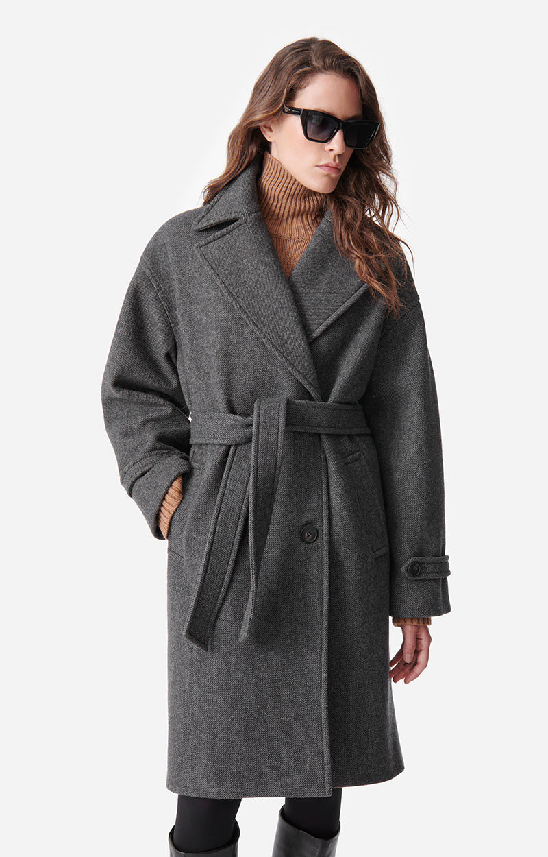 CECIL ANTHRACITE COAT