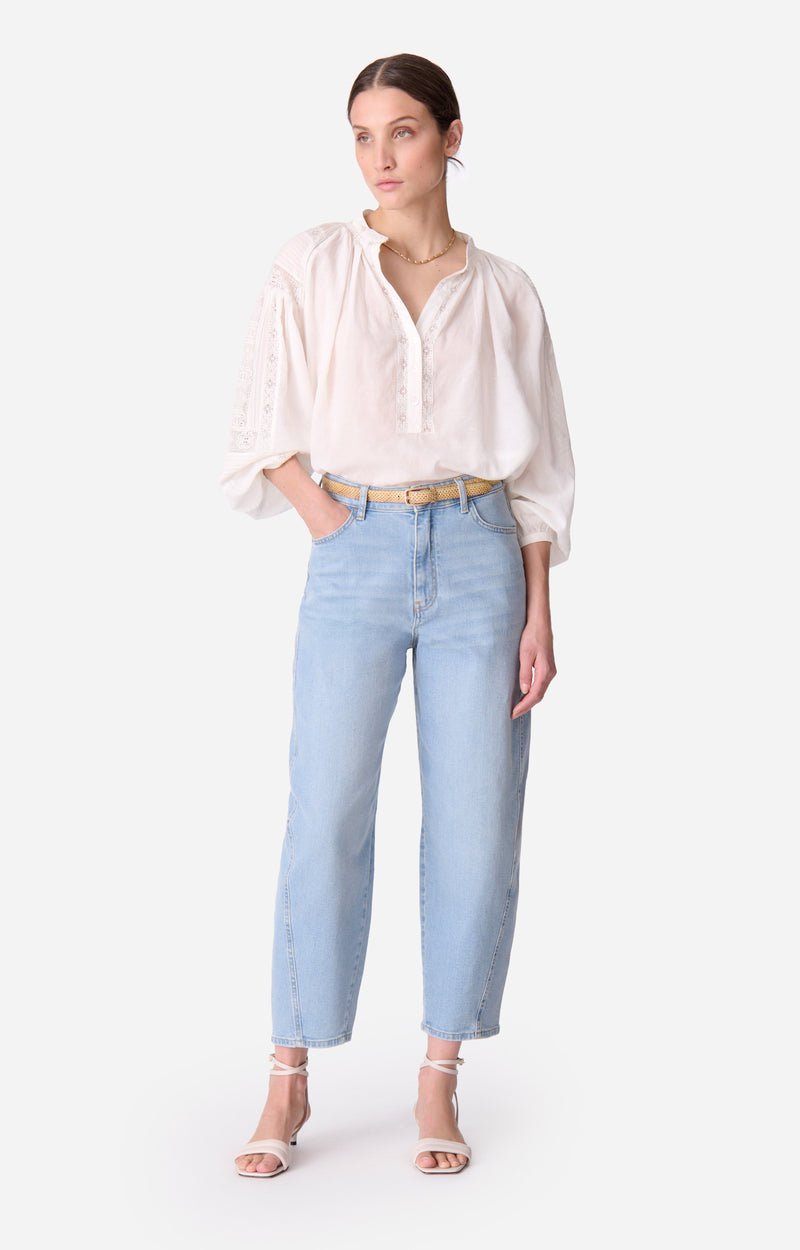 NIPOA WHITE BLOUSE