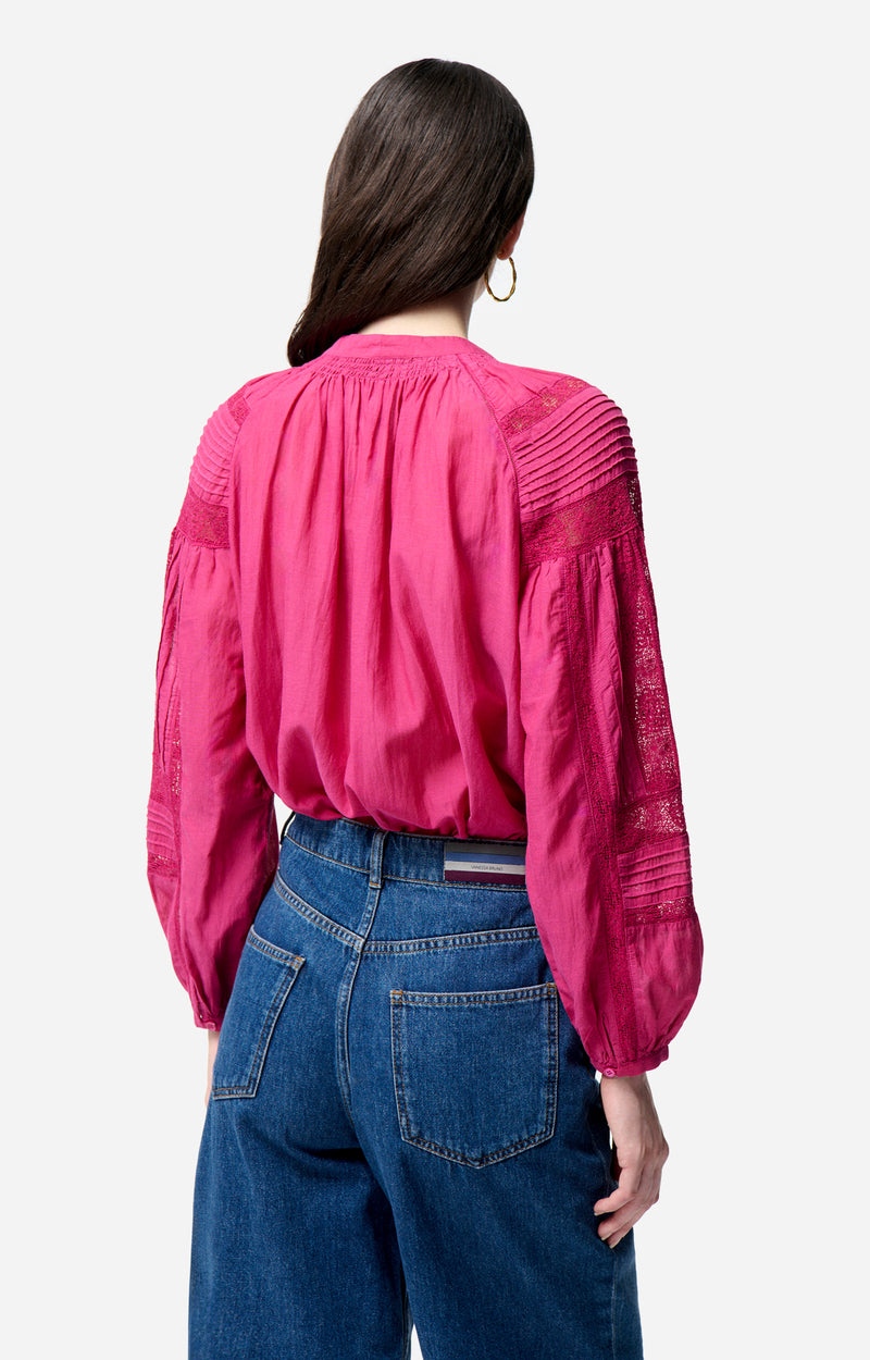 NIPOA GARNET BLOUSE