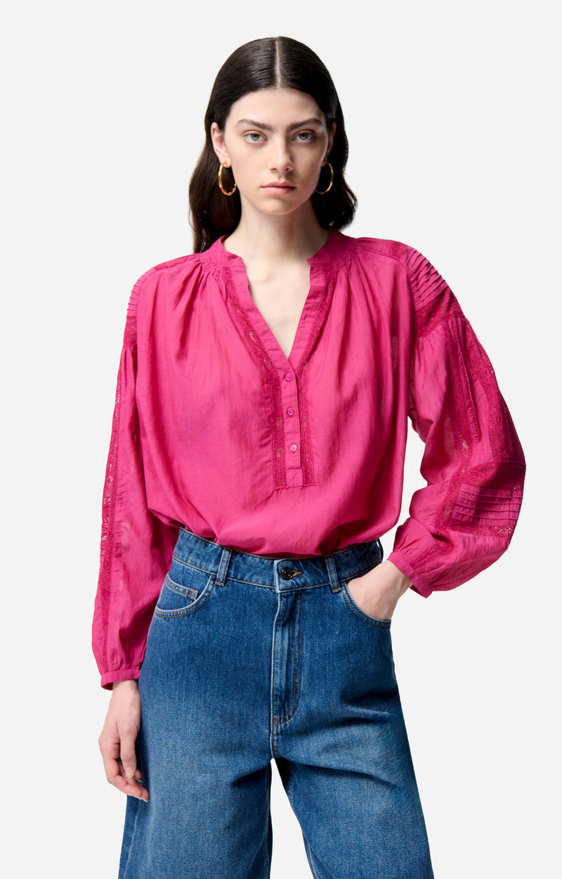 NIPOA GARNET BLOUSE