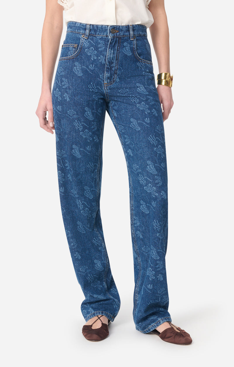 FAREL FLORAL JEANS