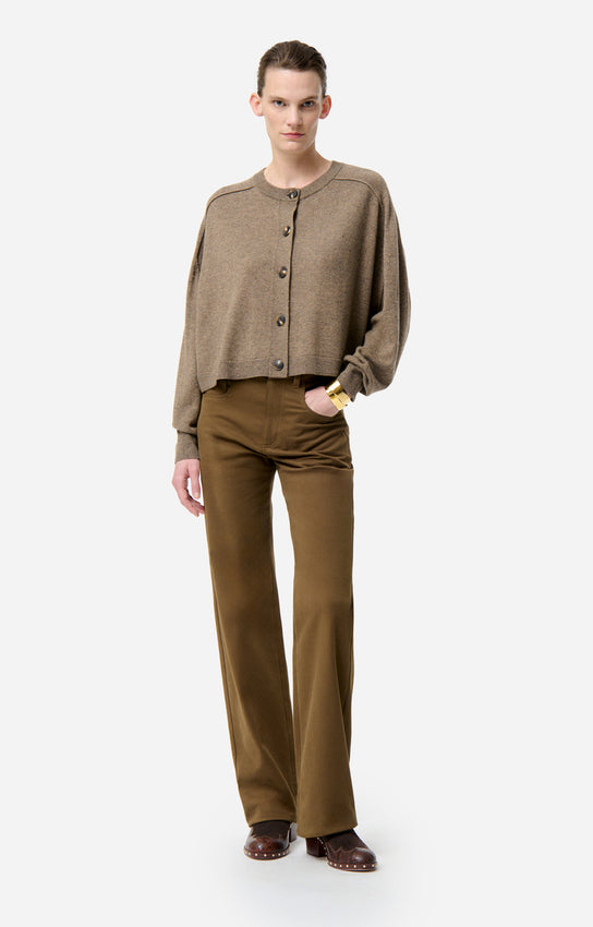 DOUVE TAUPE CARDIGAN
