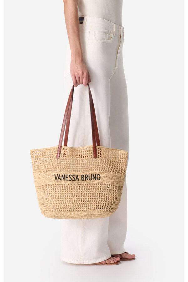 RAFFIA SAND BASKET