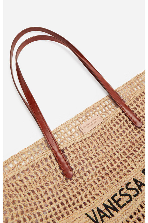 RAFFIA SAND BASKET