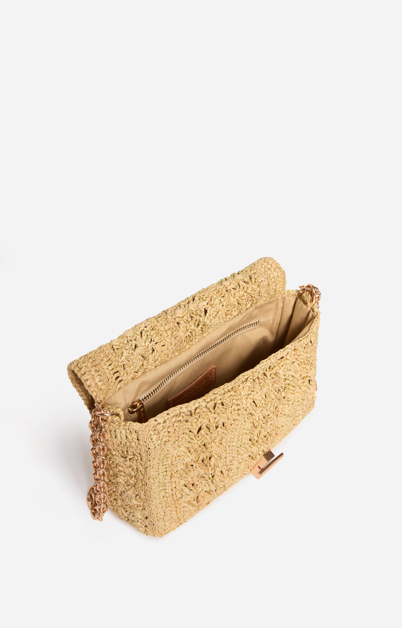 SMALL RAFFIA SAND BASKET