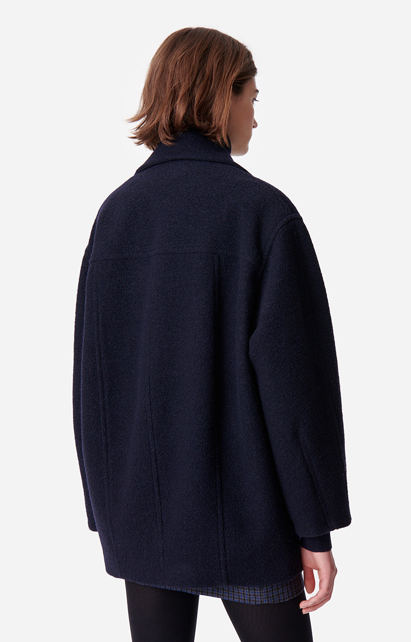 BERLIN NAVY SHORT COAT