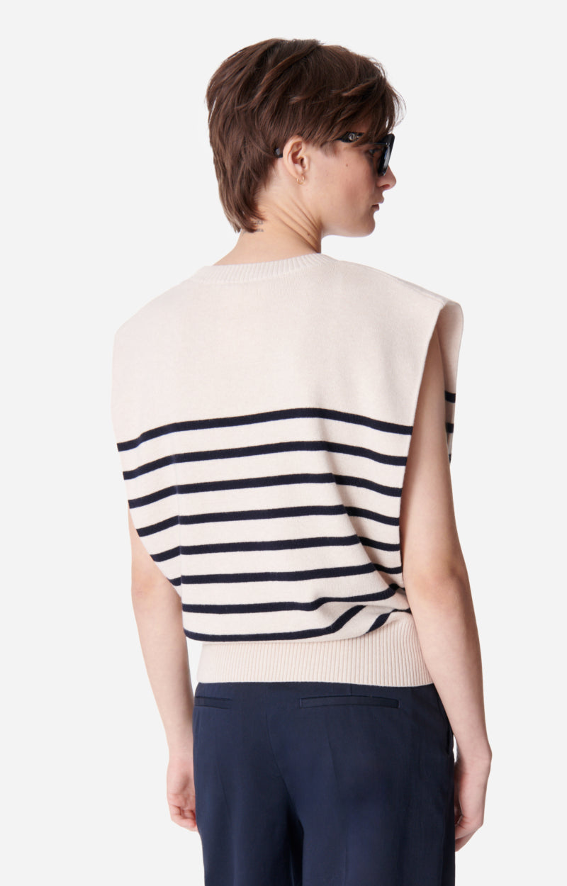 CASSANDRA SLEEVELESS SWEATER