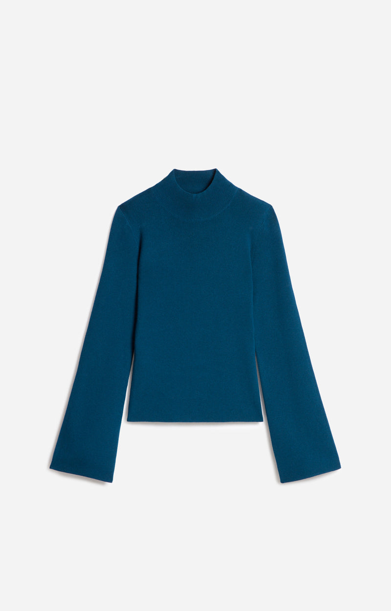 FRANCESCA PEACOCK BLUE SWEATER