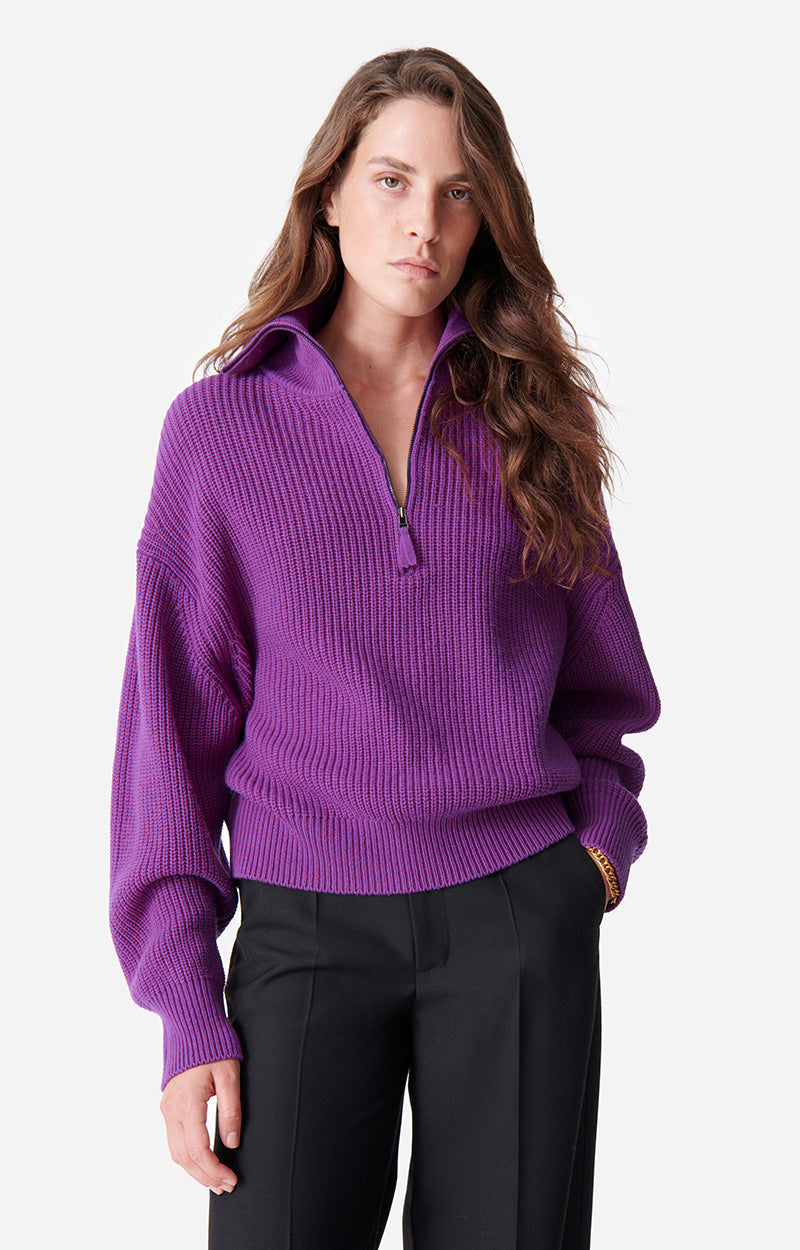 DARSHAN VIOLET SWEATER