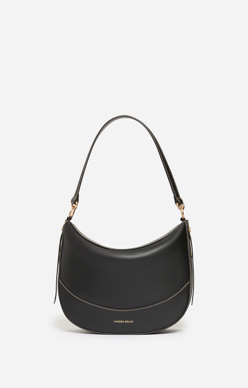 MEDIUM LEATHER BLACK DAILY BAG