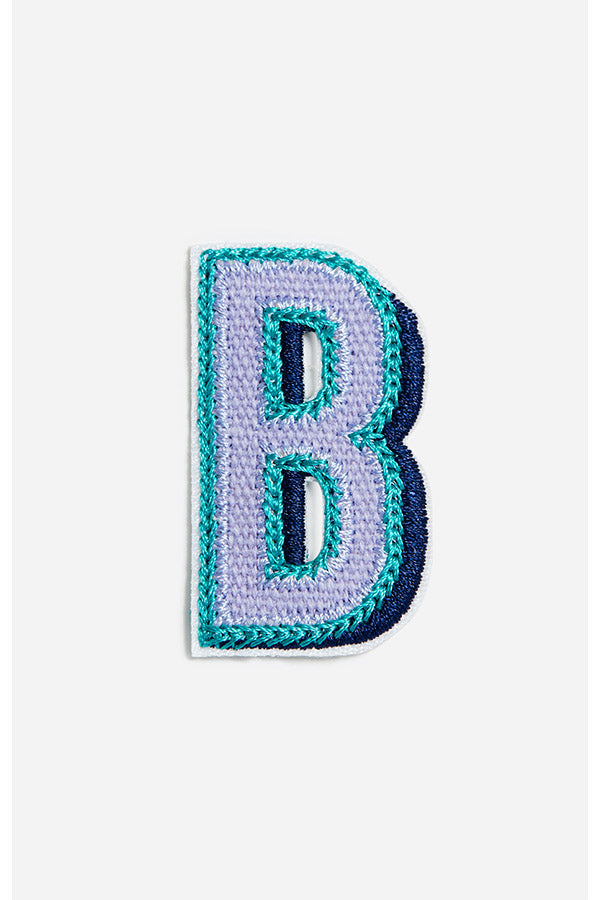 MULTICOLOR LETTER B PATCH