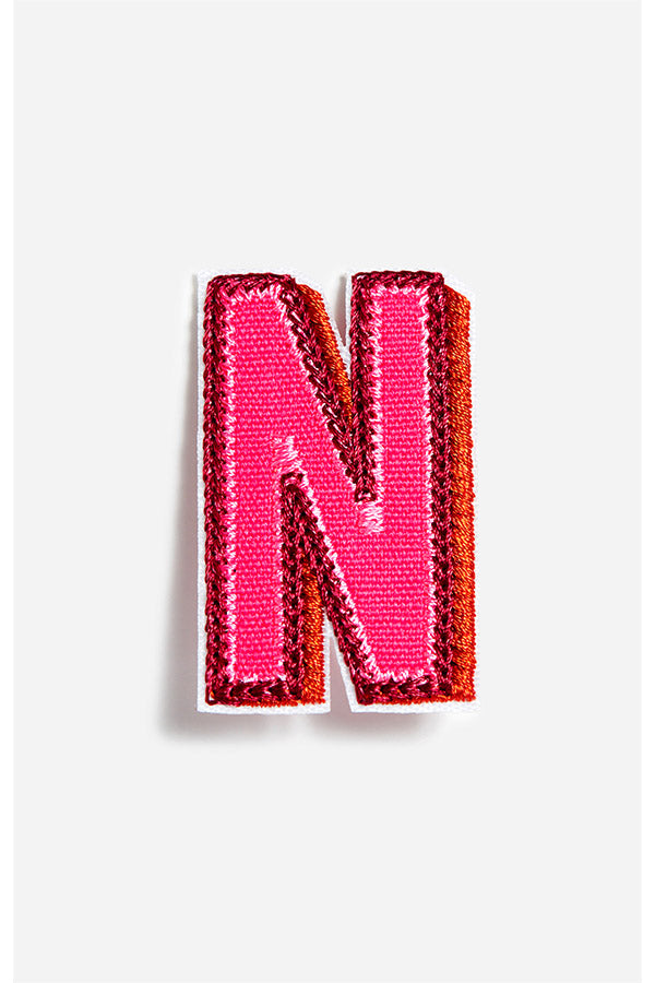 MULTICOLOR LETTER N PATCH