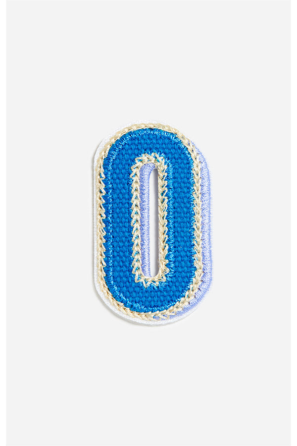 MULTICOLOR LETTER O PATCH