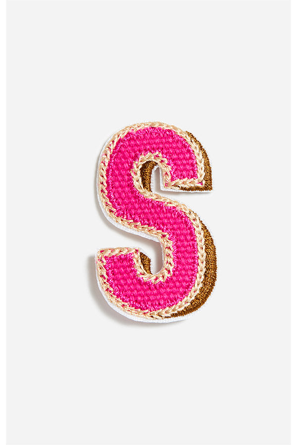 MULTICOLOR LETTER S PATCH