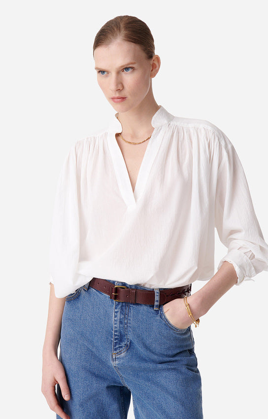 CALVIN WHITE BLOUSE