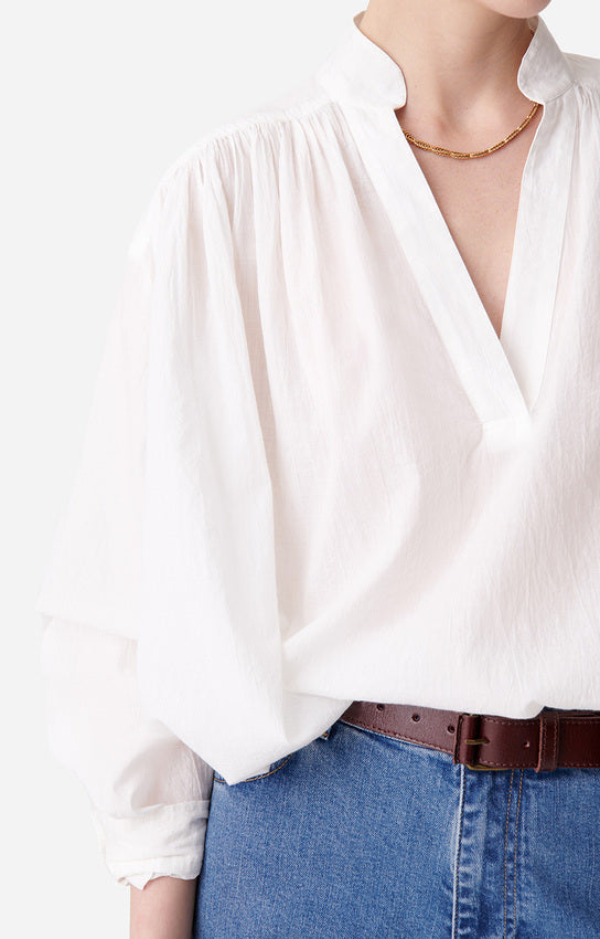 CALVIN WHITE BLOUSE