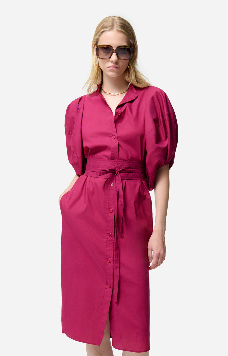 FLORA GARNET DRESS