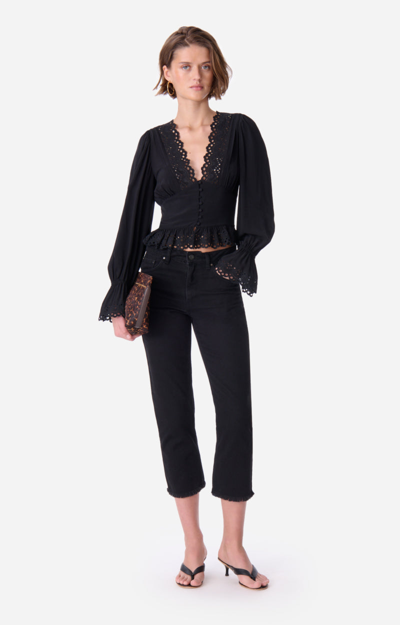 DÉLICE BLACK BLOUSE