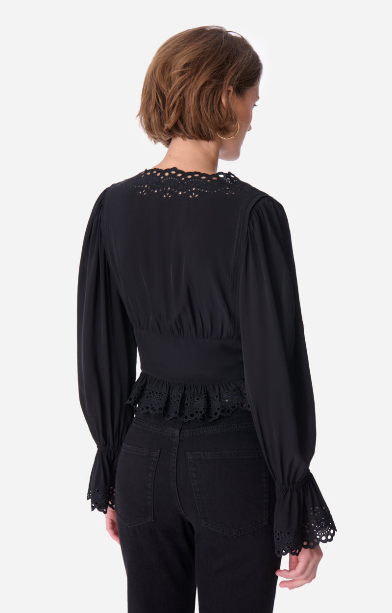 DÉLICE BLACK BLOUSE