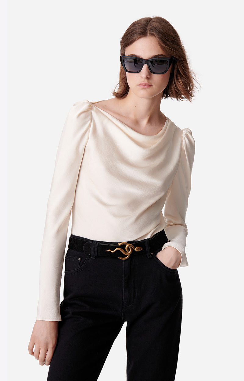 DALMA ECRU BLOUSE