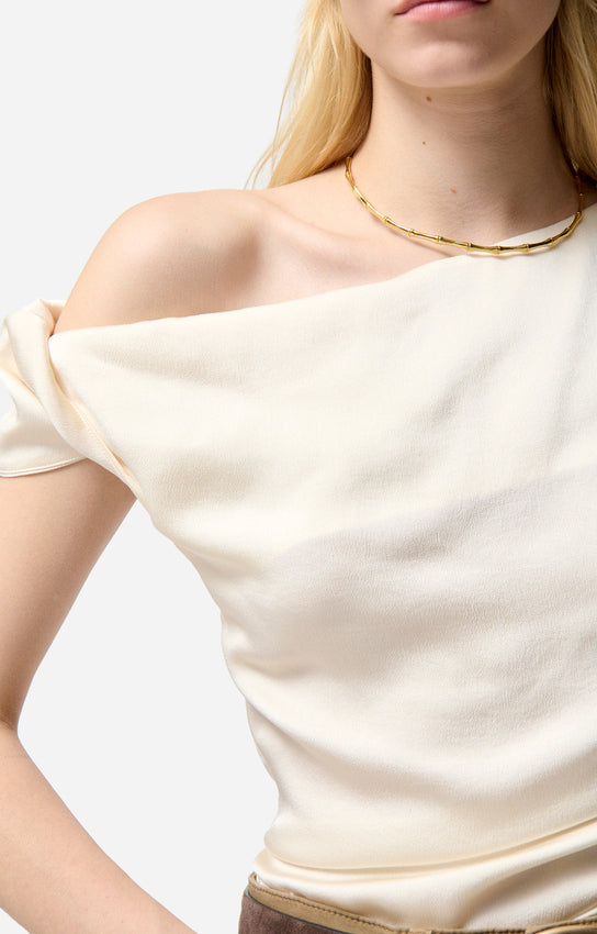 EZAI ECRU TOP