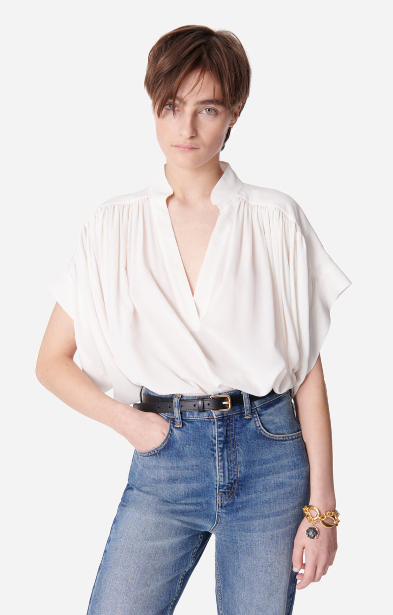 CORY ECRU BLOUSE