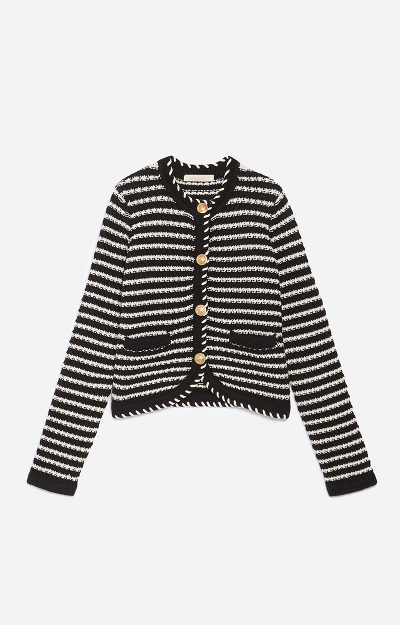 DAYA STRIPED CARDIGAN