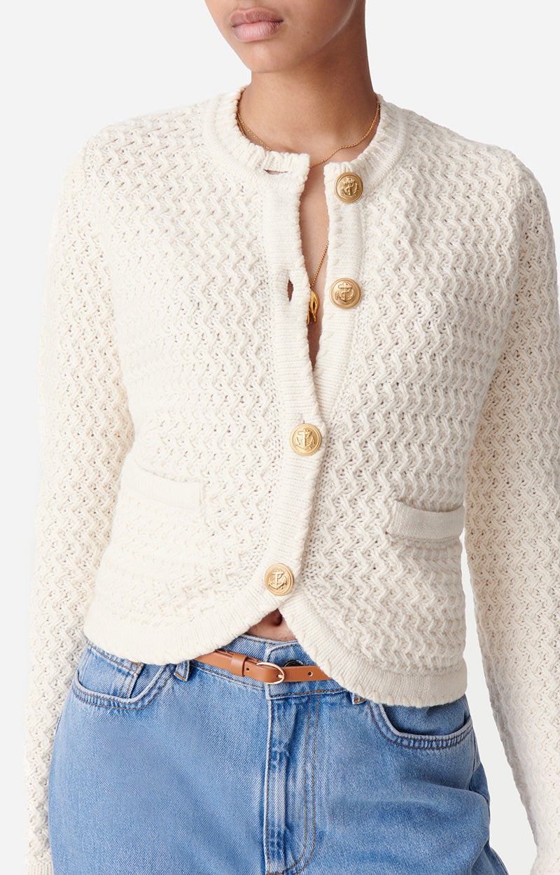 DORINA ECRU CARDIGAN