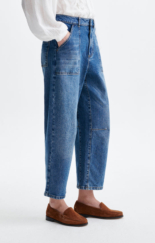 CARGO DENIM PANTS