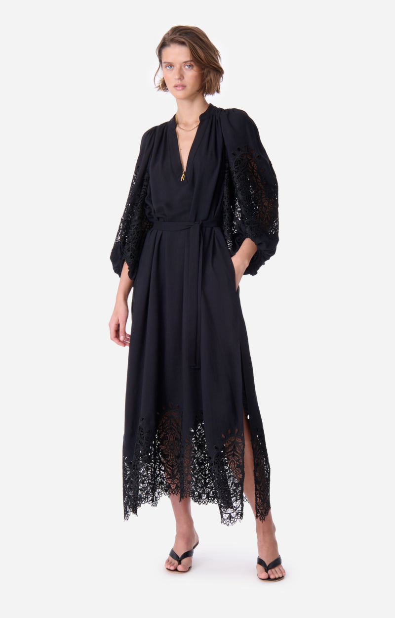 CANESSA BLACK MAXI DRESS