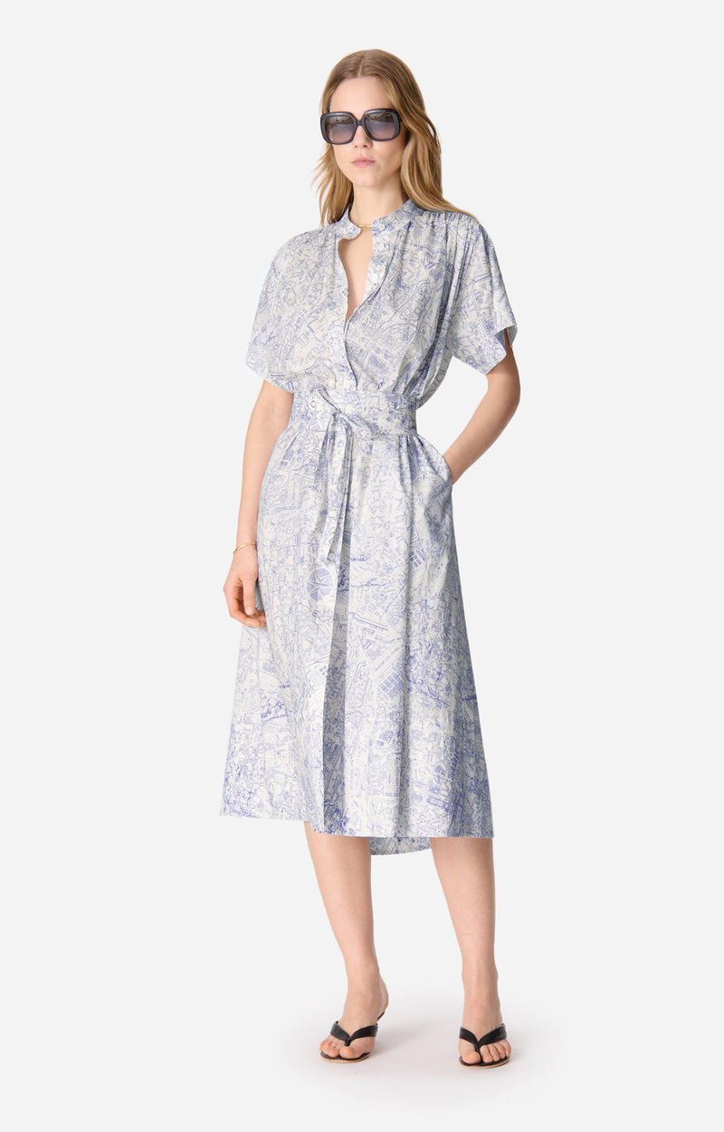 CIAO WHITE MIDI DRESS