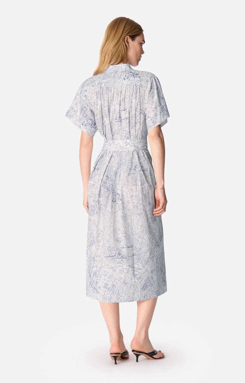 CIAO WHITE MIDI DRESS