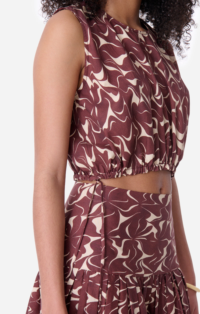 CALLAS PRINTED TOP