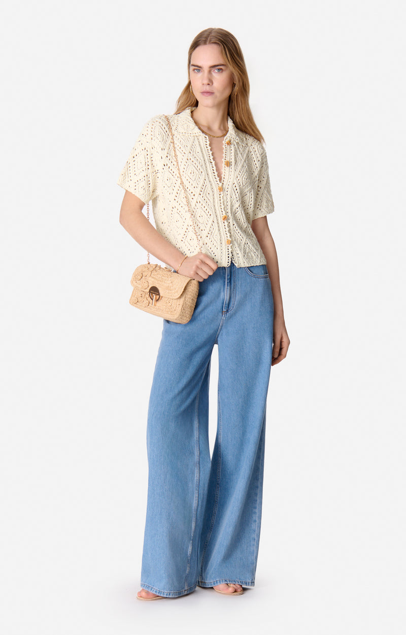 EMARYA ECRU CARDIGAN
