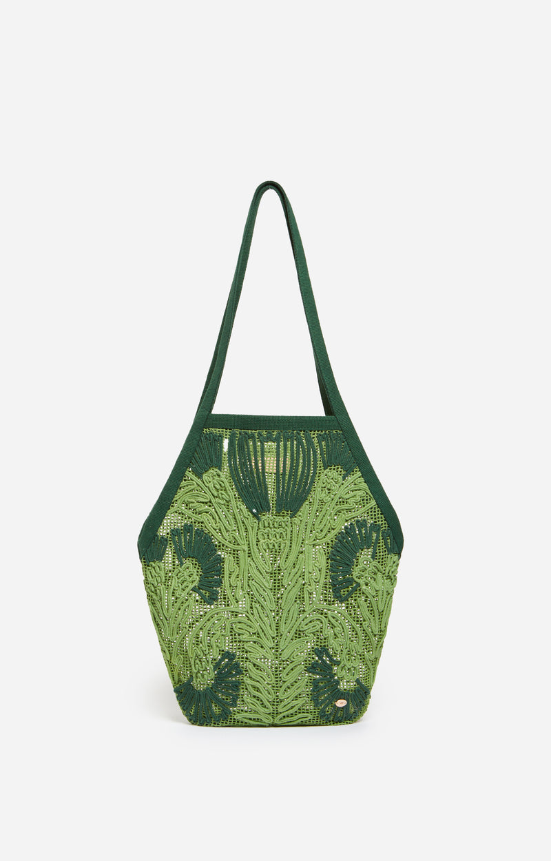GREEN MESH BAG