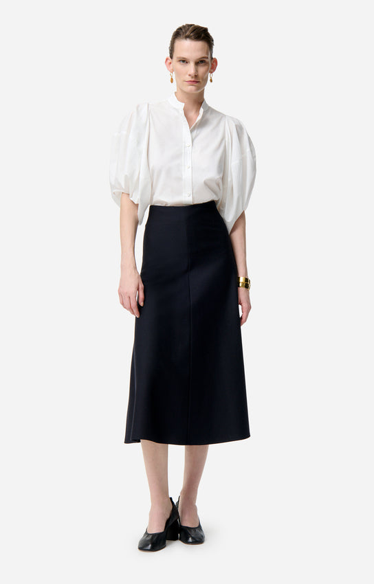 BOUSHRA NAVY SKIRT