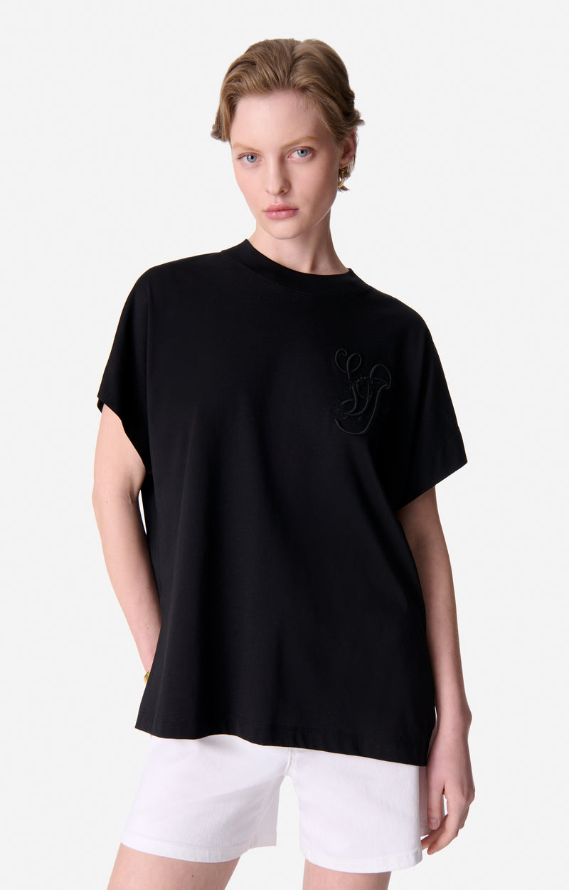 EURIDICE BLACK T-SHIRT