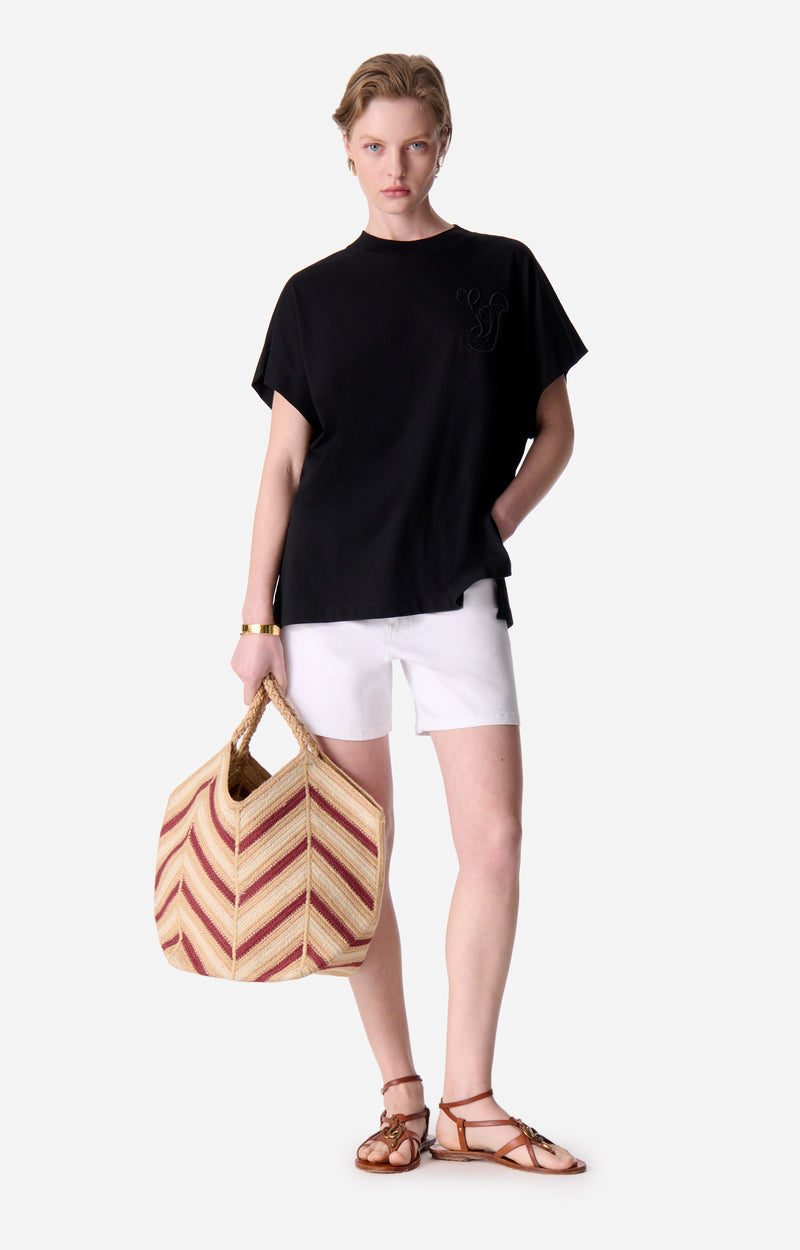 EURIDICE BLACK T-SHIRT