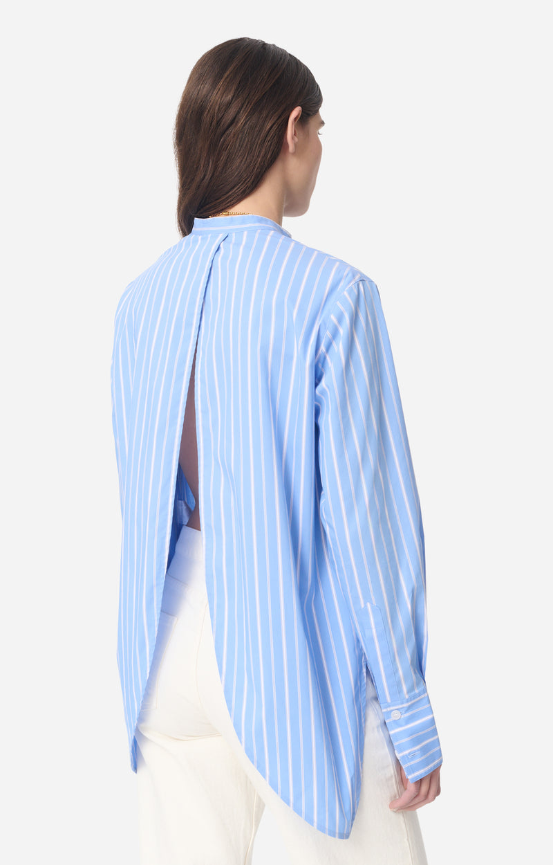 FELINE BLUE SHIRT