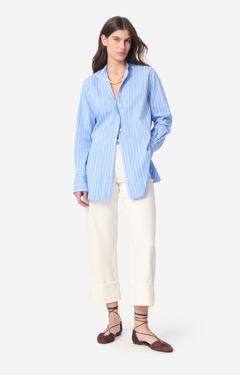 FELINE BLUE SHIRT