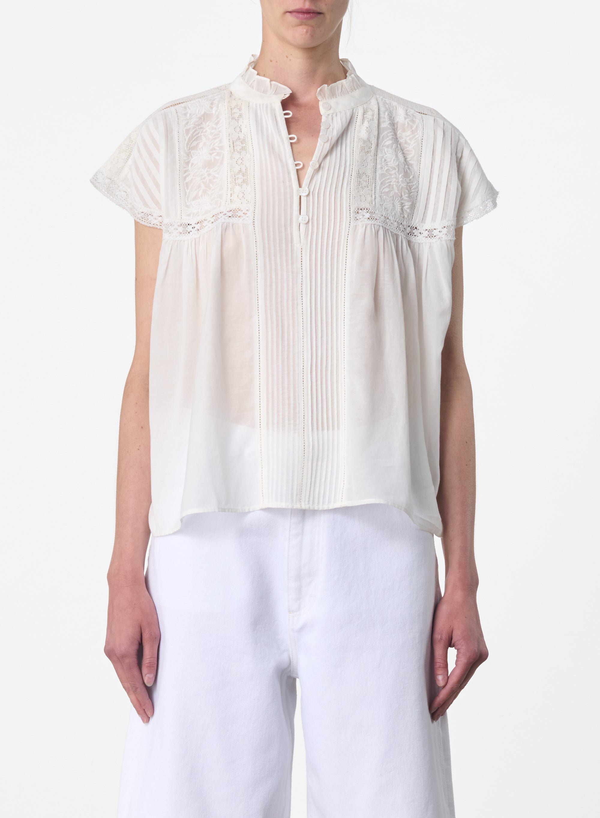 GANU WHITE BLOUSE